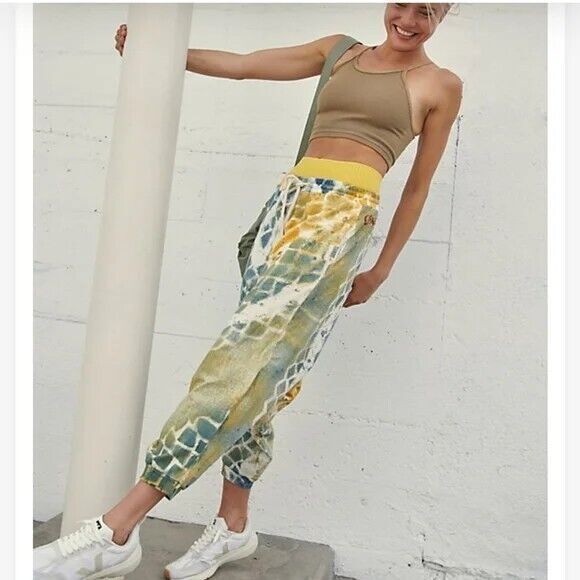 NWT One Teaspoon Dynamic Vivid Snake Harem Pants Cotton Drop Crotch Size S - Picture 4 of 10